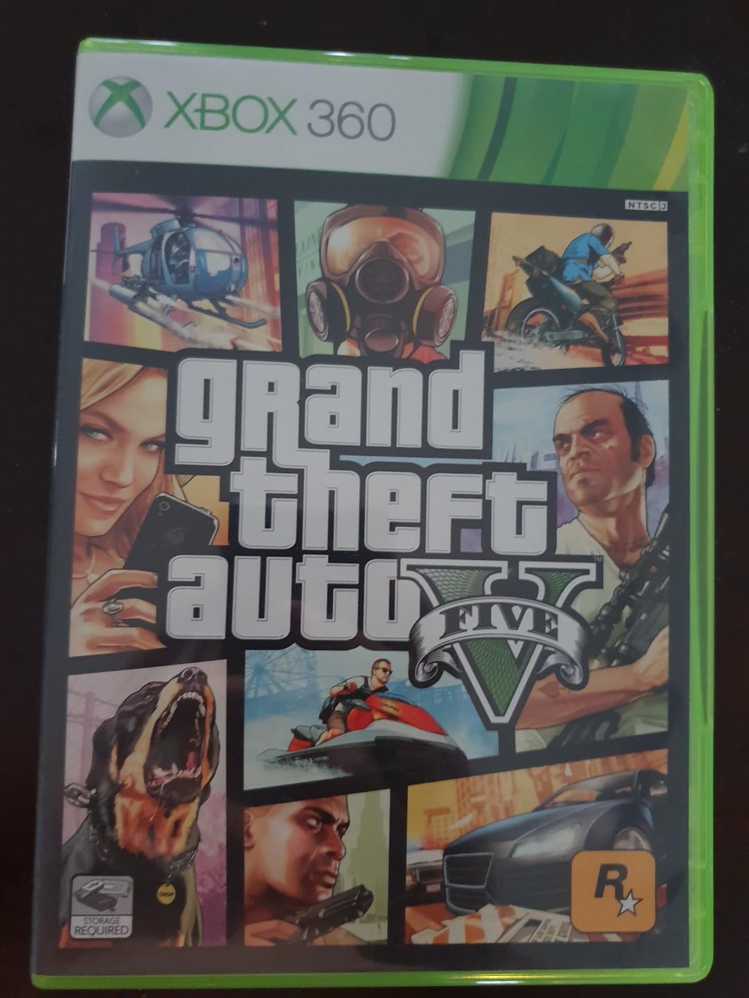 Xbox 360 Grand Theft Auto V (GTA V), Video Gaming, Video Games, Xbox on ...