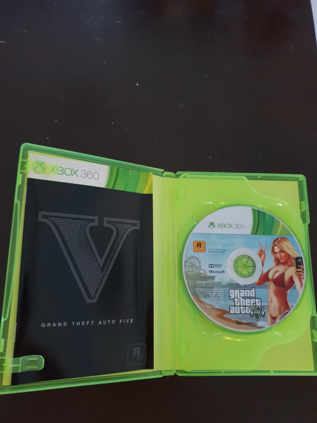 Xbox 360 Grand Theft Auto V (GTA V), Video Gaming, Video Games, Xbox on