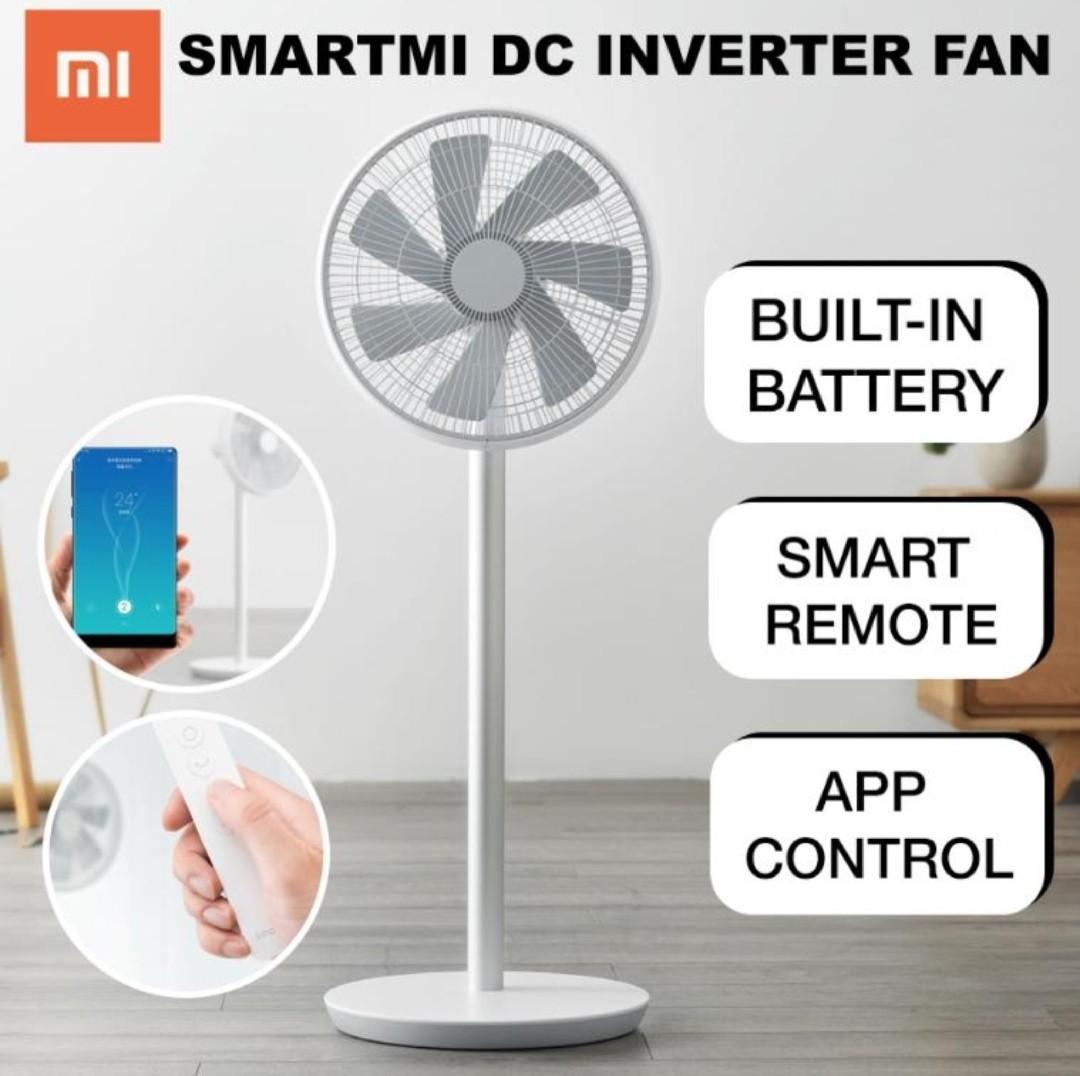 Xiaomi Smart Dc Fan Smartmi Natural Wind Stand Fan Wireless With Built In Battery And Remote Control Home Appliances Cooling Air Care On Carousell