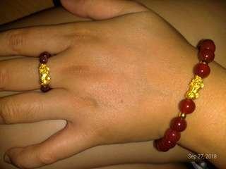 24k gold lucky charm