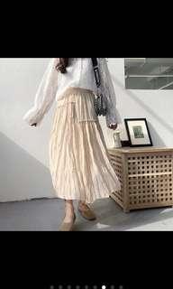 Korean skirt ruffle rok korea murah