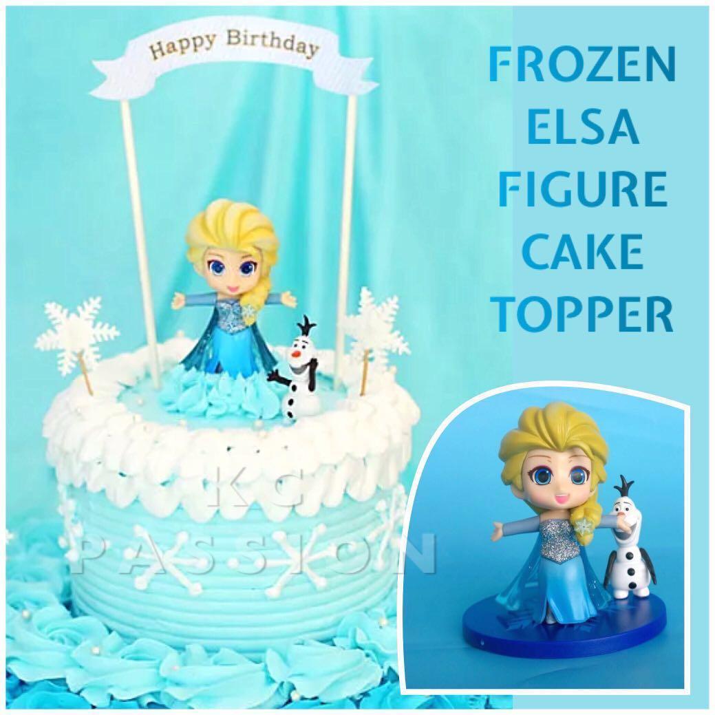 Elsa Frozen Figure Cake Topper Design Craft Others On