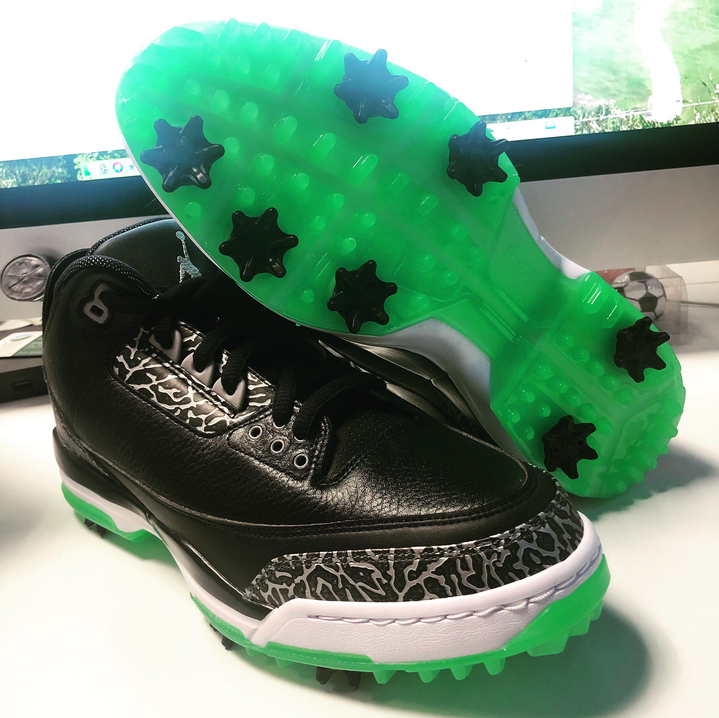 jordan 3 green glow