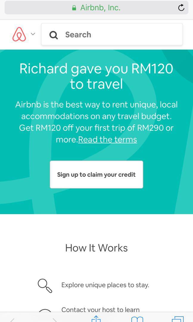 Airbnb new user discount sales
