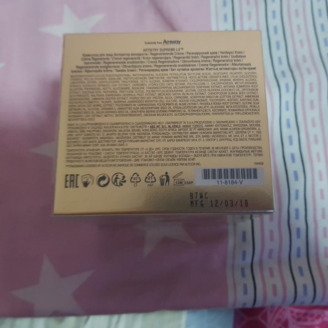 Artistry Supreme Creme Lx Health Beauty Face Skin Care On Carousell