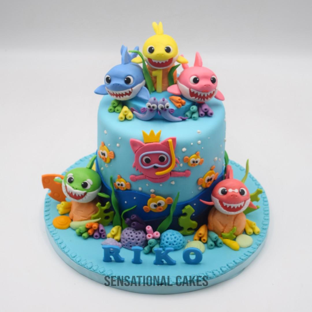 Baby Shark Birthday Cake Boy