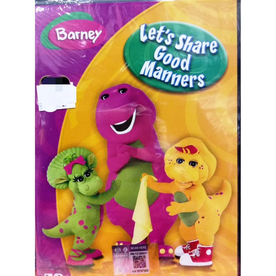 Barney Let's Share Good Manners DVD, Hobbies & Toys, Music ...