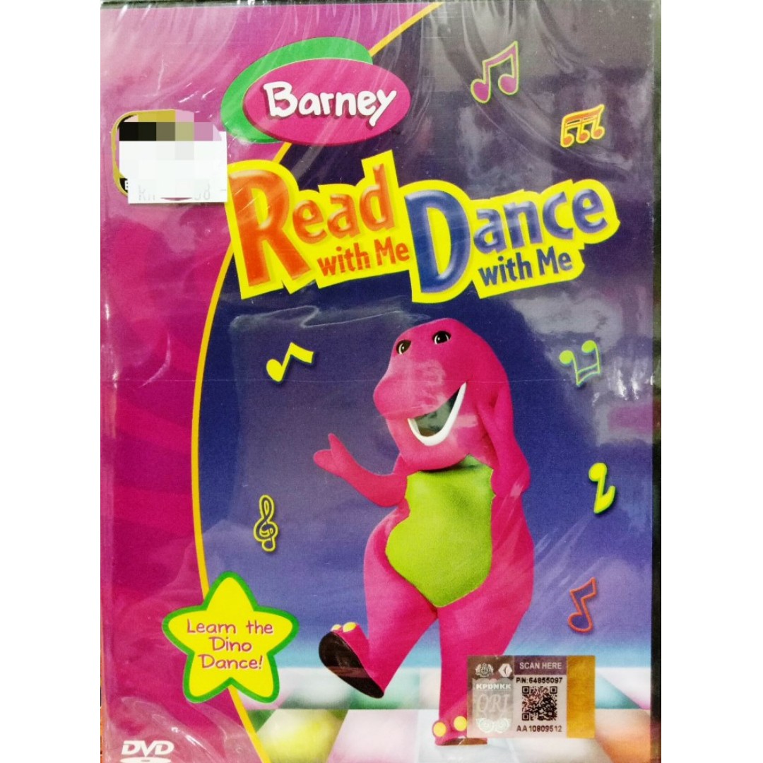 Barney Read With Me Dance With Me DVD, Hobbies & Toys, Music & Media