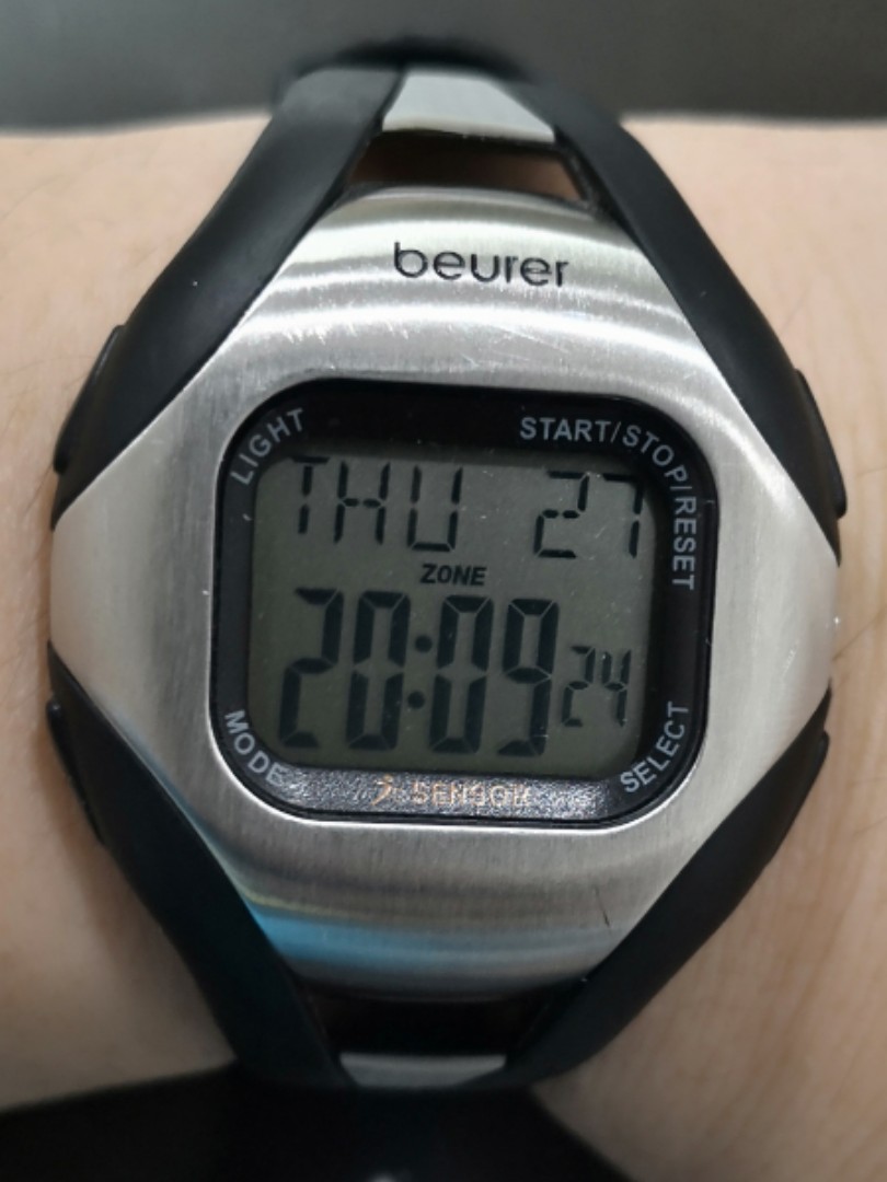 Beurer PM18 heart rate monitor without chest strap Men s Fashion