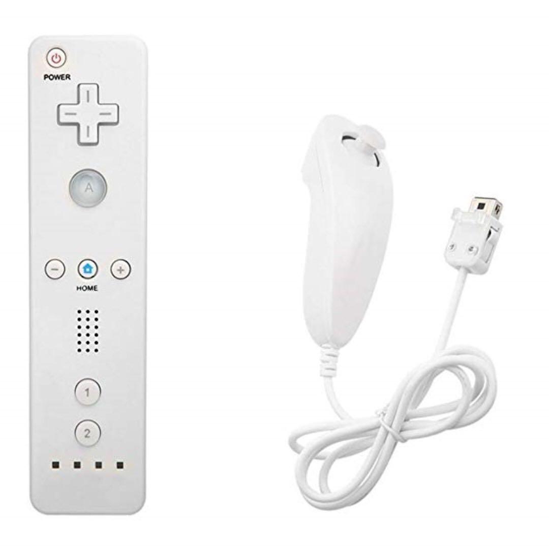 Bigaint for Wii Nunchuk/Nunchuck Controller, 2in1 Built in Motion Plus