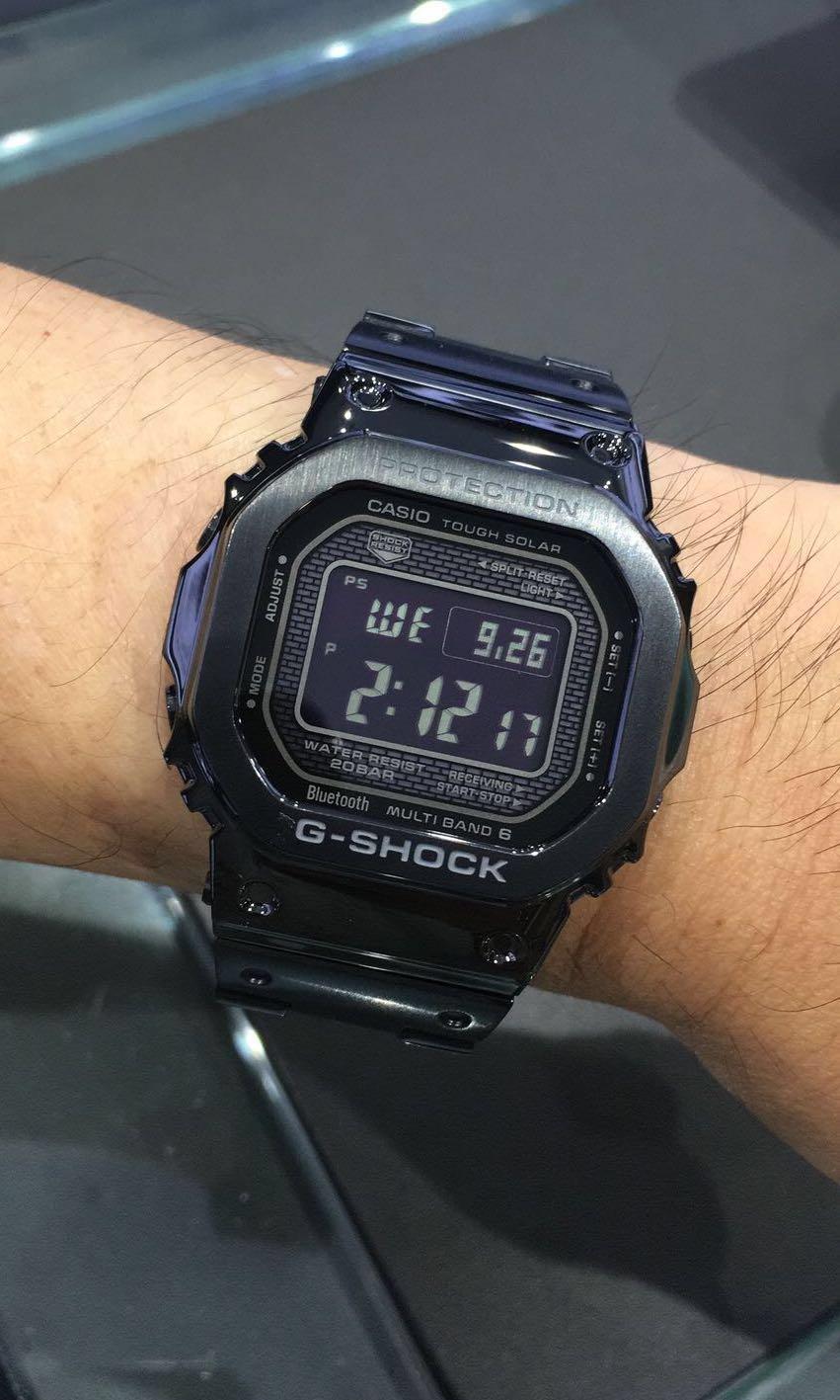 BNIB Casio G Shock GMW 5000GD 1 Full Black Full Metal Mobile