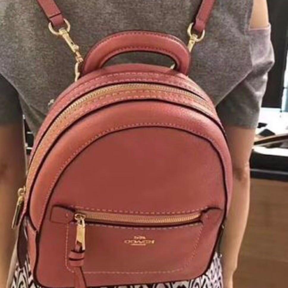coach andi backpack pink Jordyn Leather — Like New easy access to your necessities and a look sophisticated enough to keep up with your work style Coach Andi Convertible Leather Backpack