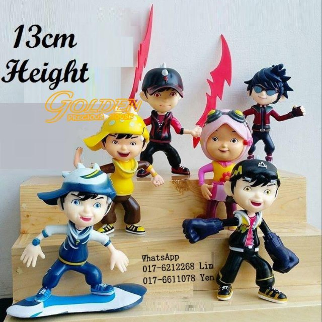 Boboiboy toys Figures 6pcs set