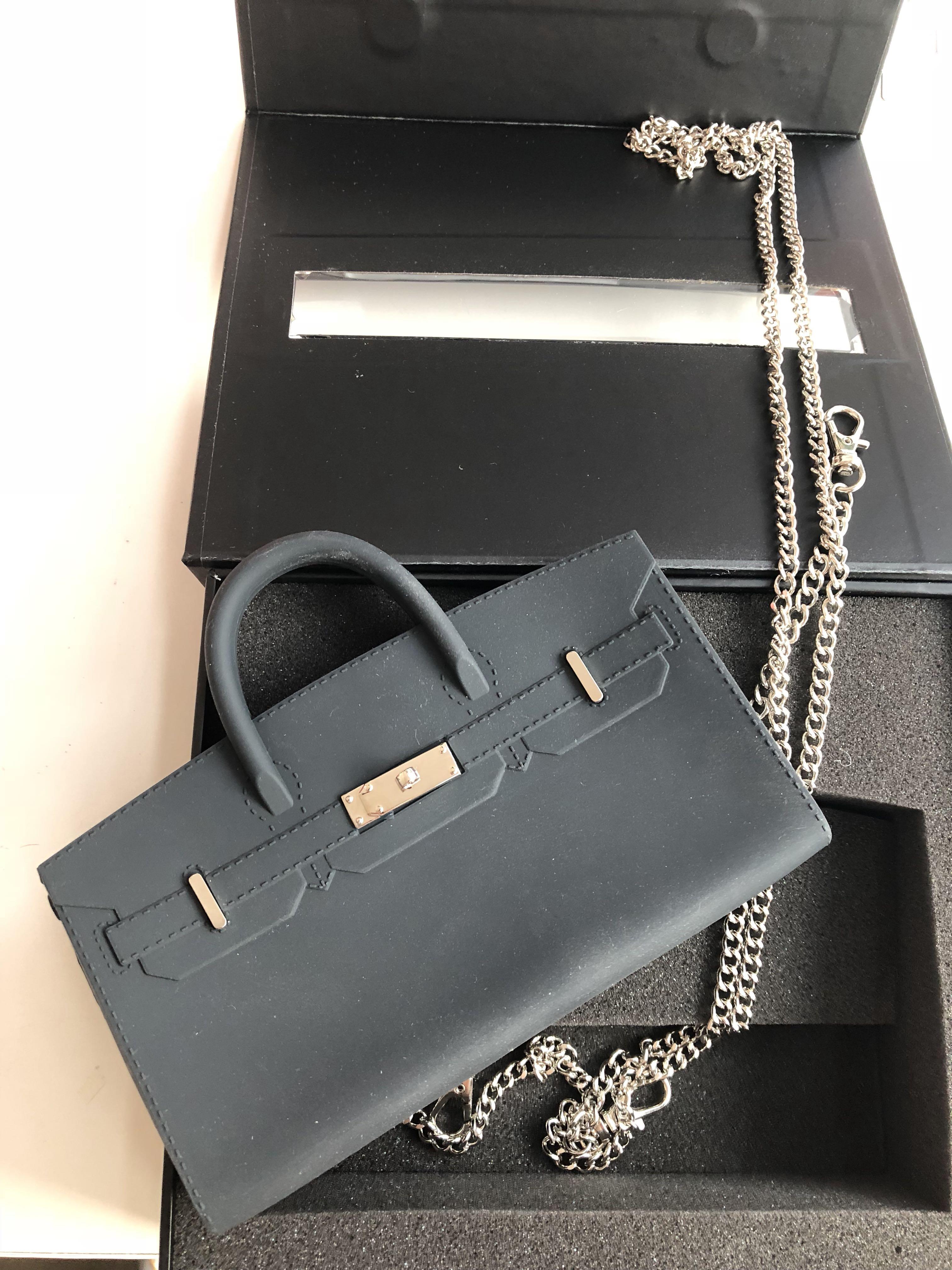 Brand New Rubber Birkin Phone Case Luxury Bags Wallets on