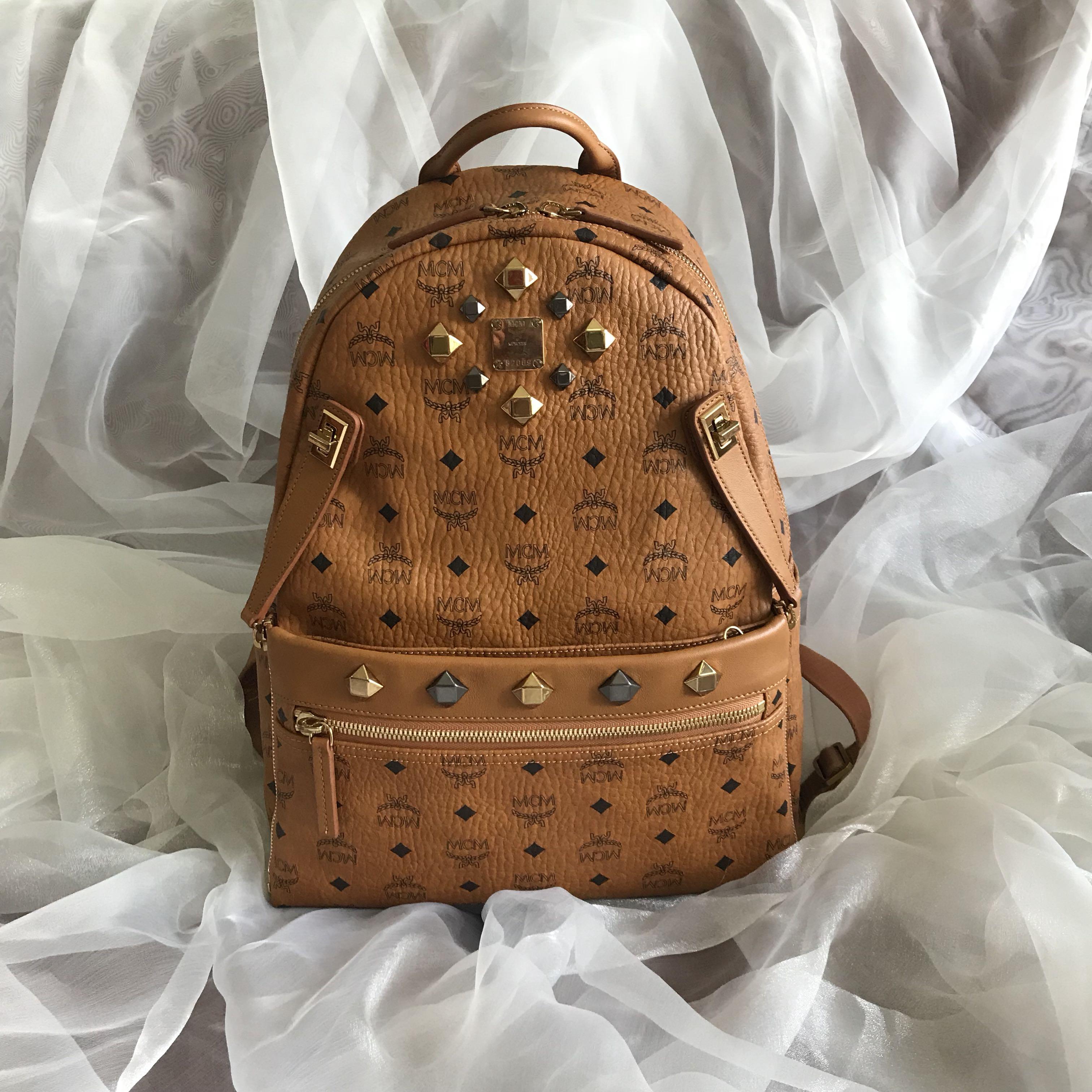 Original MCM Classical Backpack, Women's Fashion, Bags & Wallets, Purses &  Pouches on Carousell