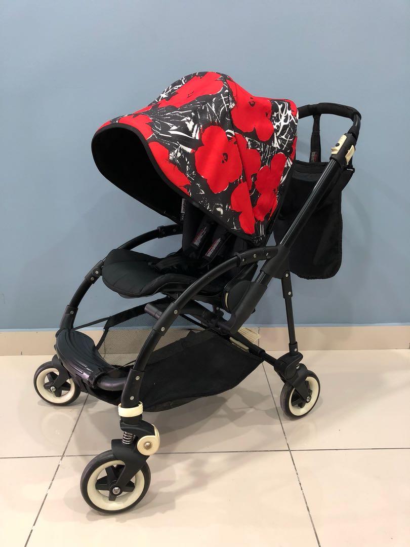 Bugaboo Bee3 with Andy Warhol Flowers Canopy