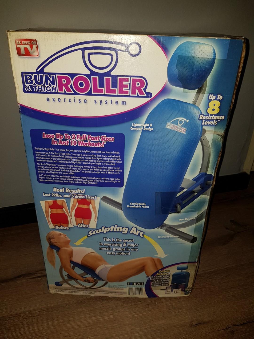 Bun Thigh Roller Exercise System Sports Equipment Exercise