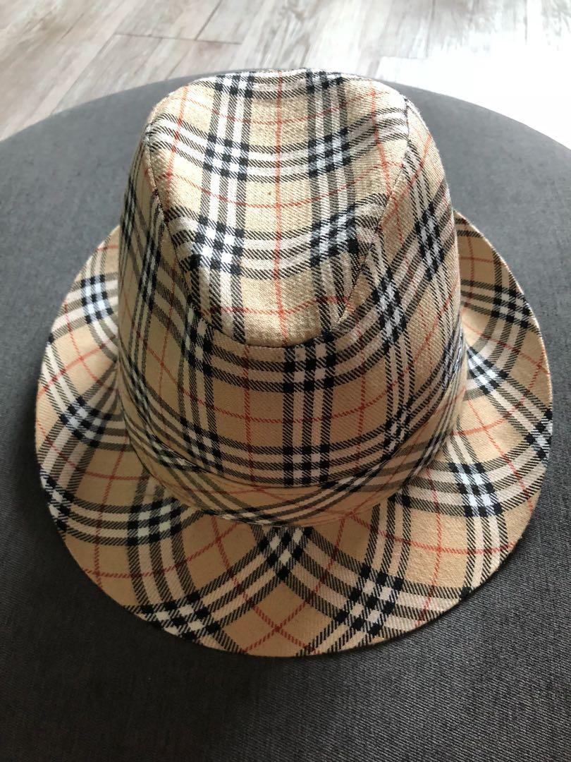 Burberry inspired best sale hat