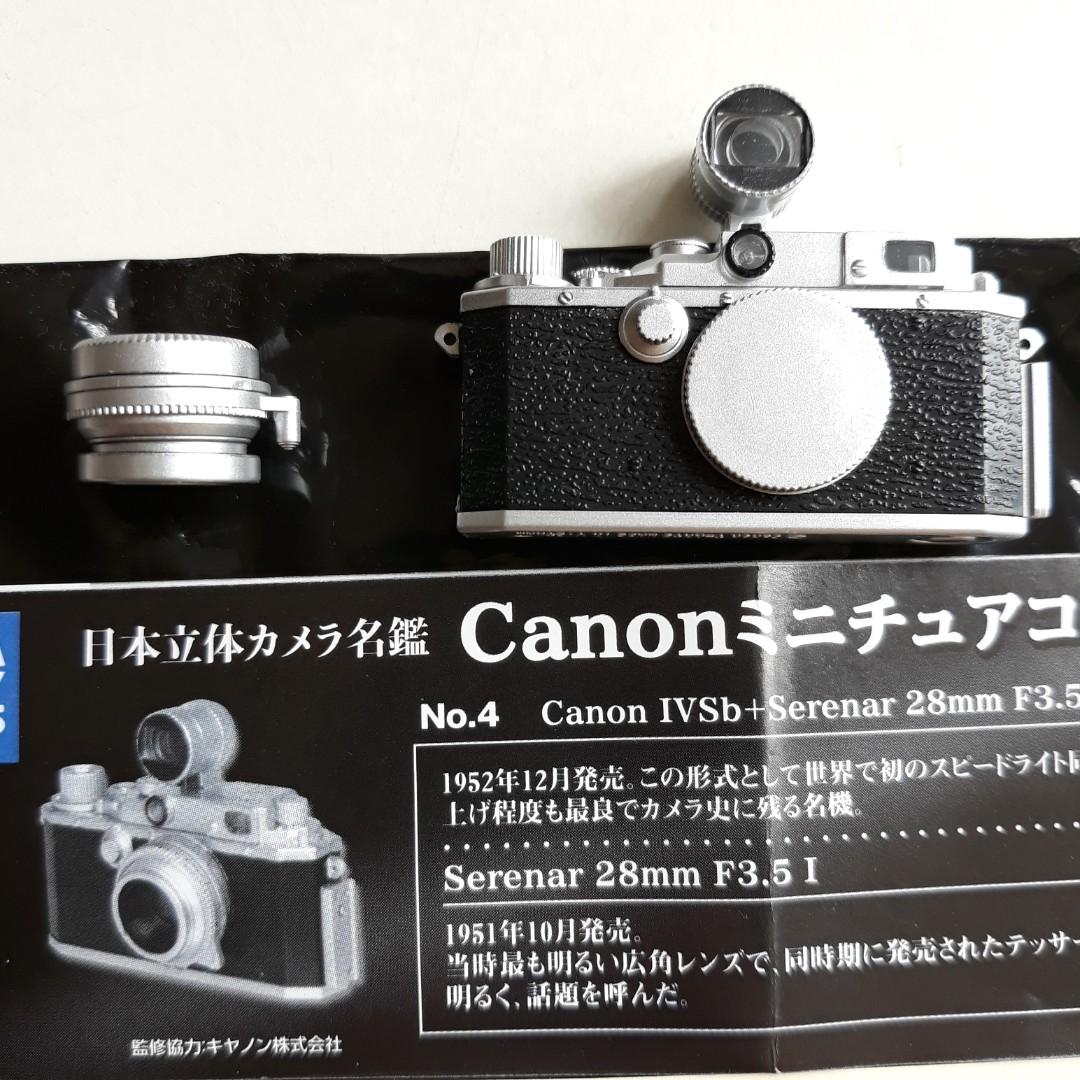 Canon IV SB 28mm serenar 扭蛋玩具., 攝影器材, 鏡頭及裝備- Carousell