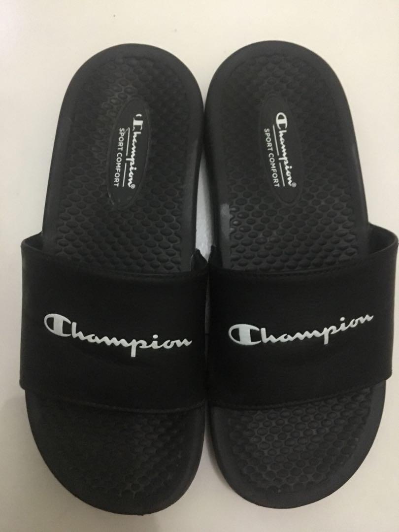 Champion sandal slip on, Fesyen Wanita 