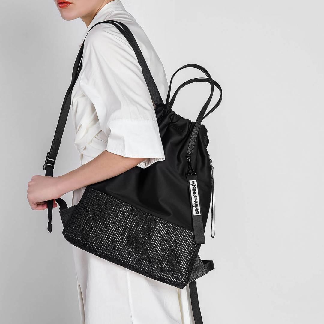 charles and keith drawstring bag