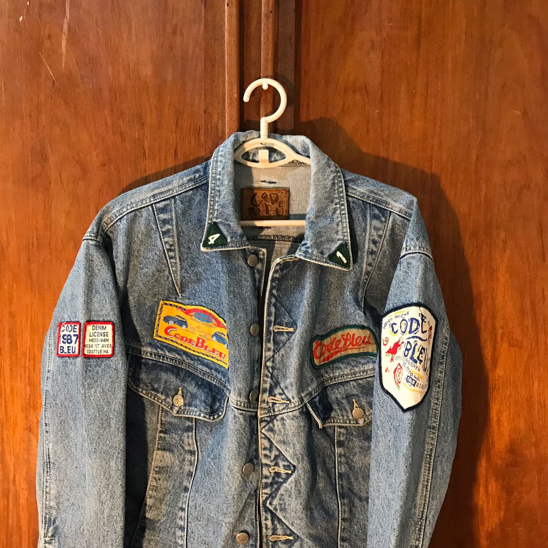Code bleu denim jacket outlet