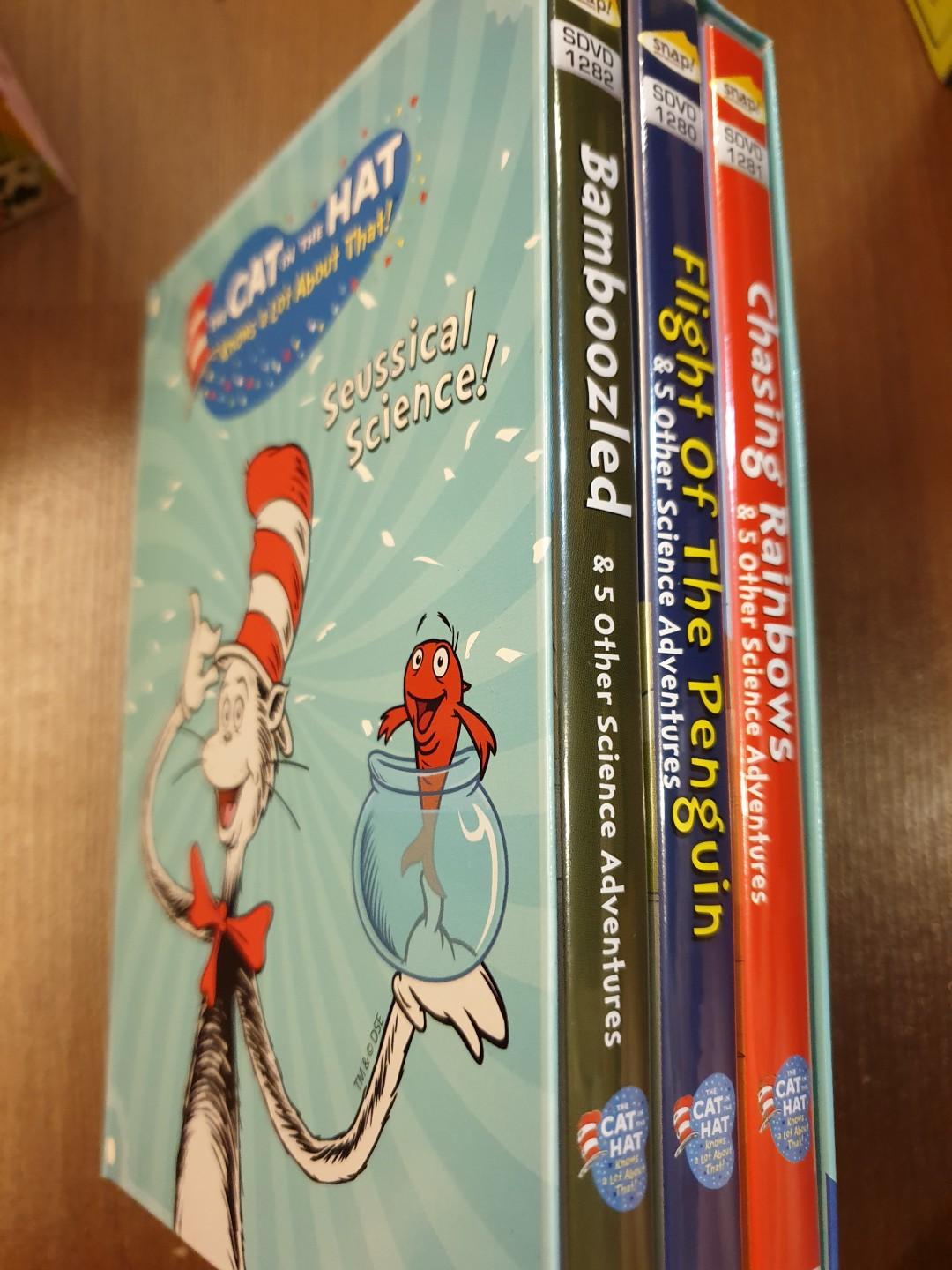 Dr Seuss Dvd Video The Cat In The Hat 3 In 1 Pack Music