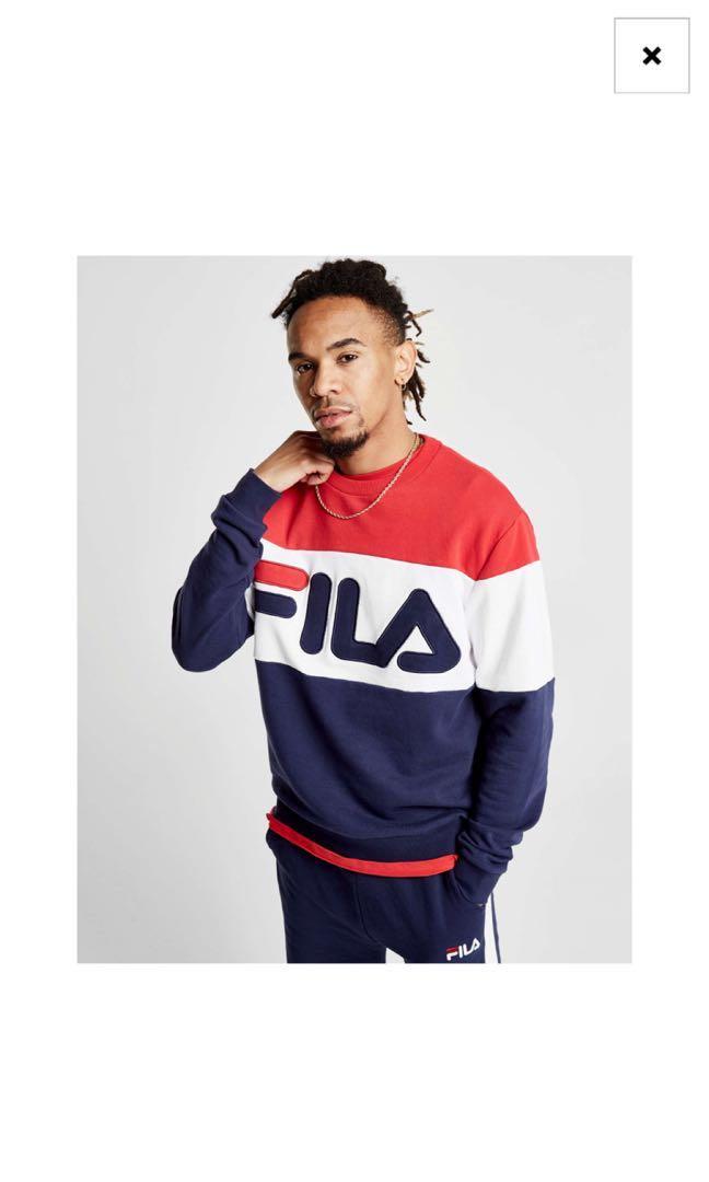 Fila jacob crew sweatshirt hotsell