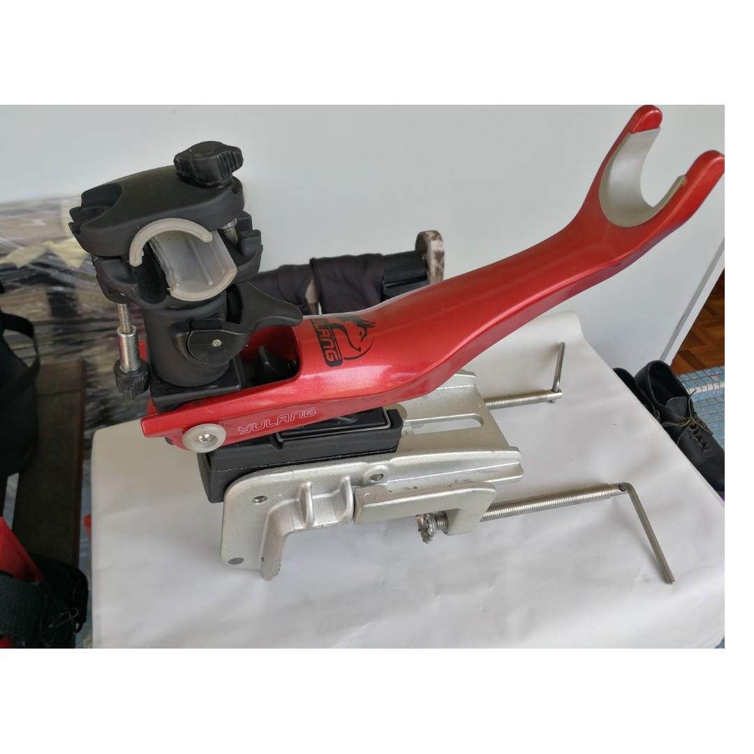 Fishing Rod Clamp for Boat or Inshore. Electric Reel & Rod Holder, Sports  Equipment, Fishing on Carousell