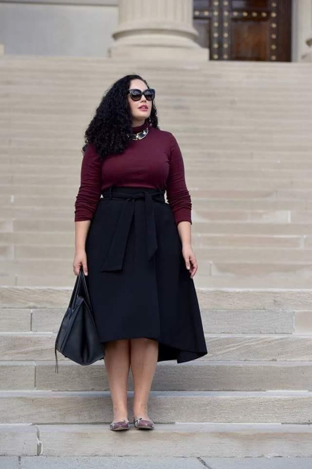 Plus size formal skirts and tops top