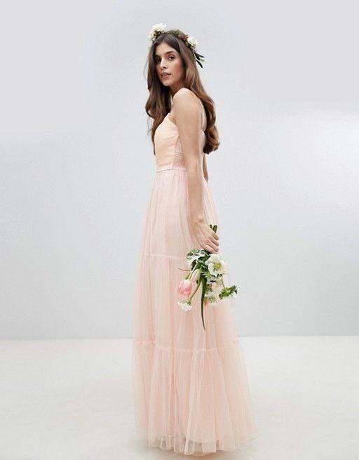 Little mistress tulle maxi skirt top