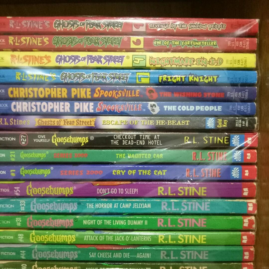 UPDATED LOT OF 30: Goosebumps / RL Stine / Christopher Pike