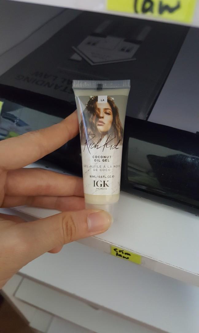 Igk Rich Kid Coconut Oil Gel 15ml Travel Size Health Beauty Hair Care On Carousell 2,793 отметок «нравится», 89 комментариев — igk haircare (@igkhair) в instagram: carousell