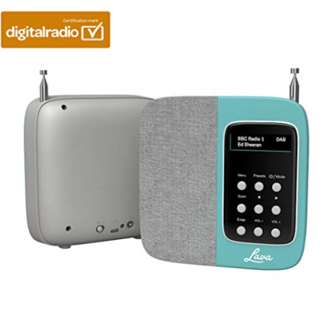 Lava Malie DAB / DAB+ Digital & FM Portable Radio with Alarm Clock
