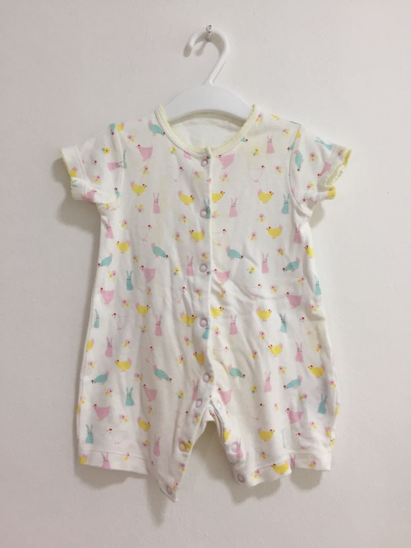 printed romper baby