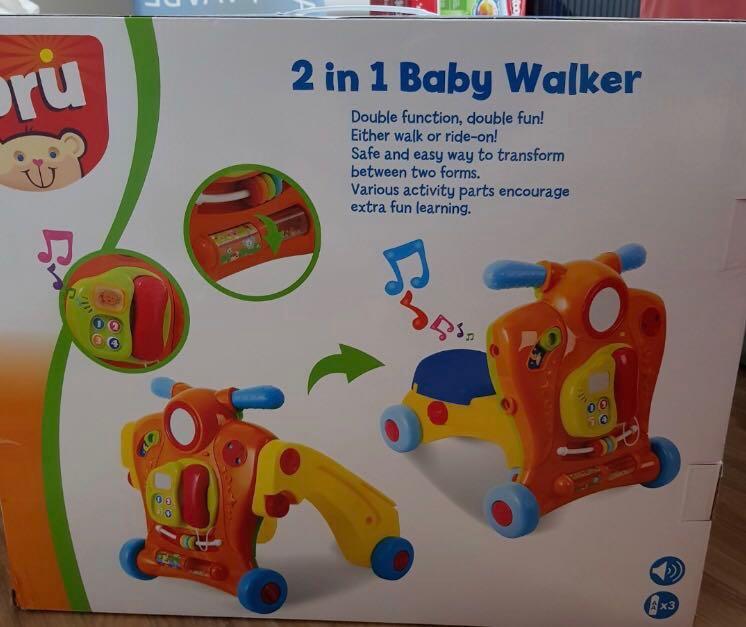 double baby walker