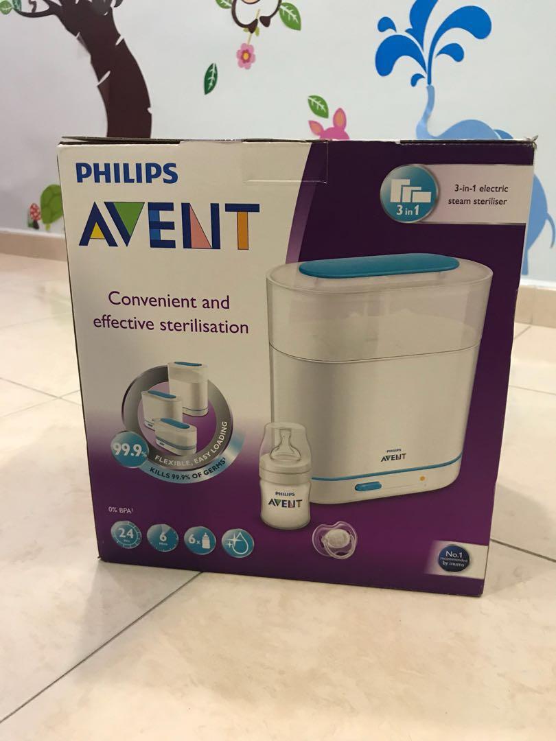 Philips Avent 3 in 1 Steam Sterliser with bundle warmer, Babies & Kids ...