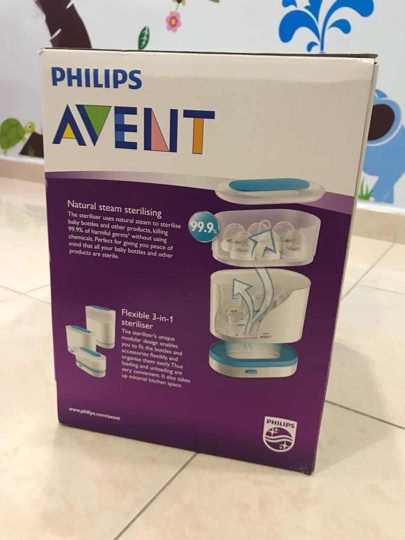 Philips Avent 3 in 1 Steam Sterliser with bundle warmer, Babies & Kids ...