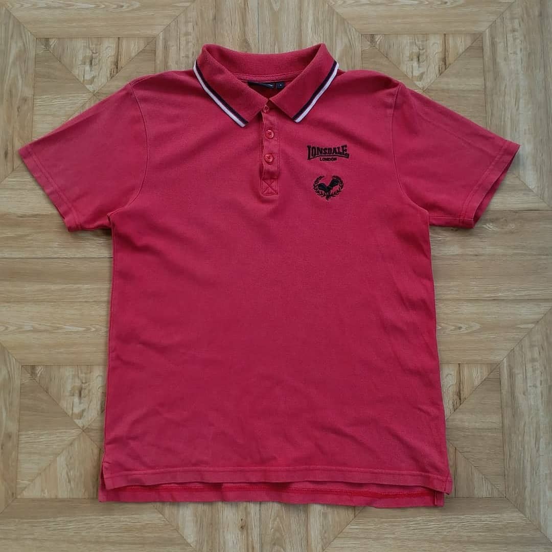 Polo shirt Lonsdale Boxing, Fesyen Pria, Pakaian , Atasan di Carousell