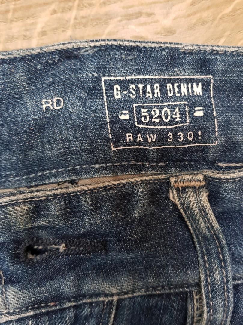 gs raw 5204 jeans
