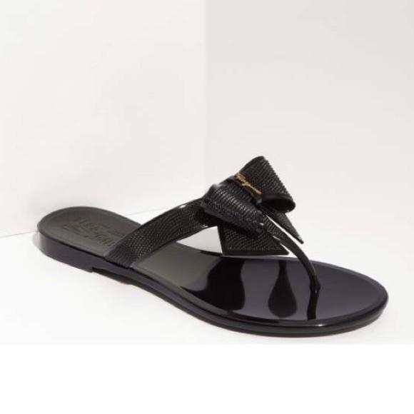 ferragamo jelly flip flops