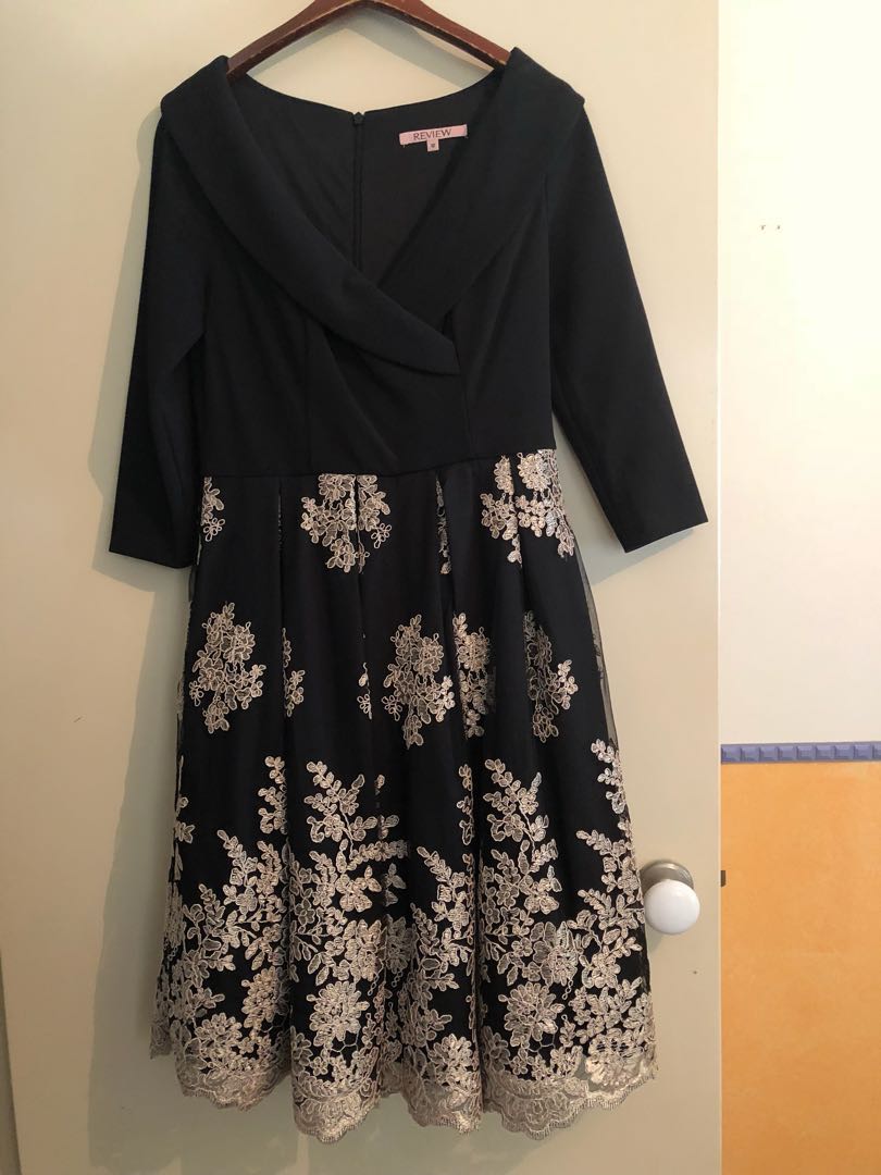 Get Wallpaper Review Heart Of Gold Dress Women S Fashion Clothes On Carousell HD