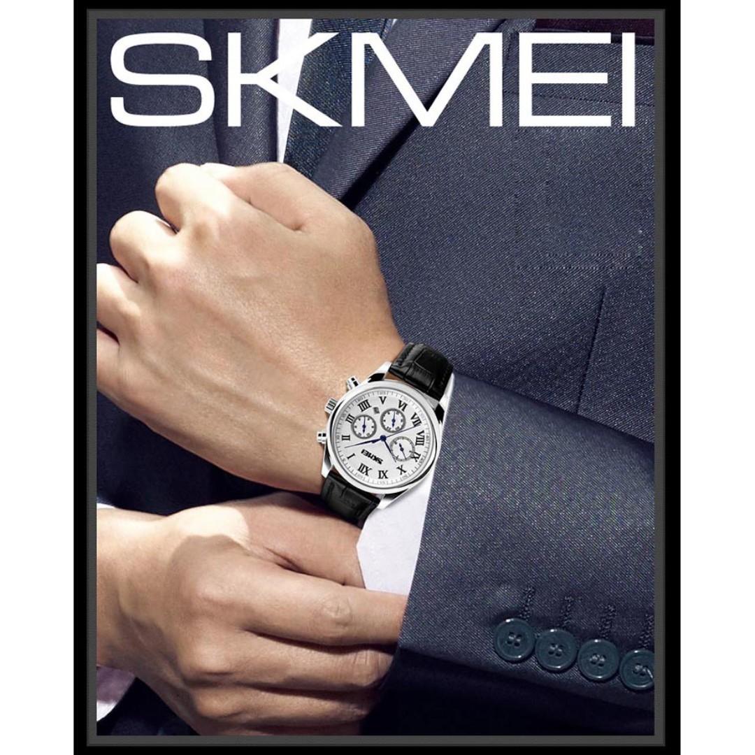SKMEI Jam Tangan Analog Pria 9078 EMWS5RBK