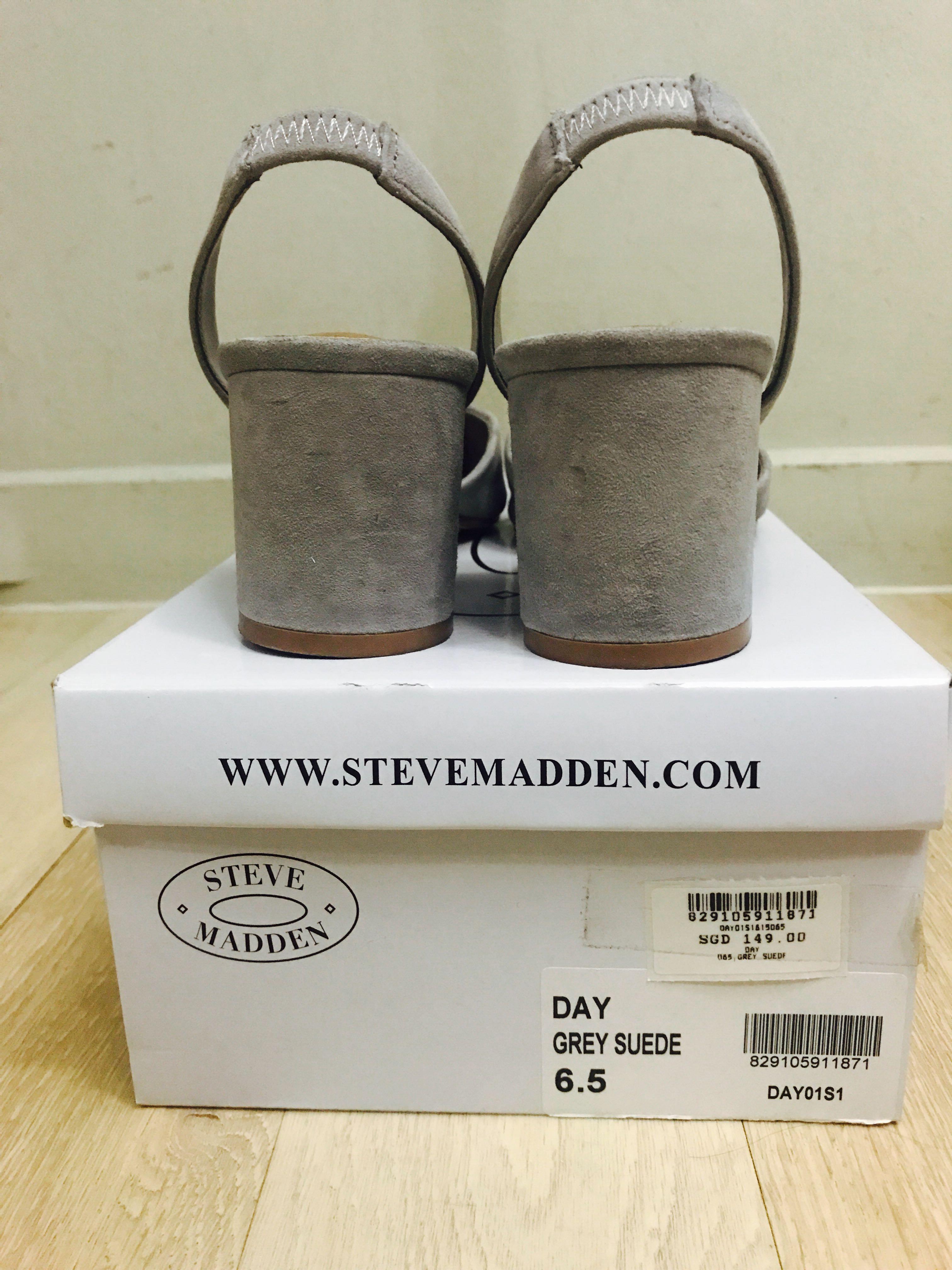 Steve madden gray heels discount