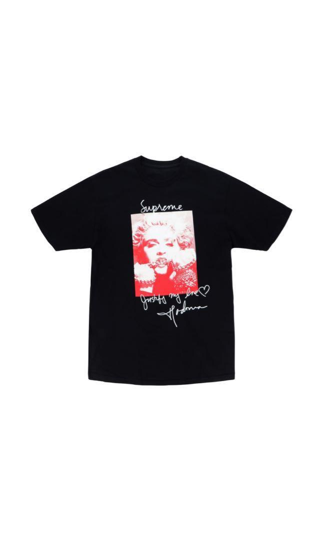 supreme madonna tee black