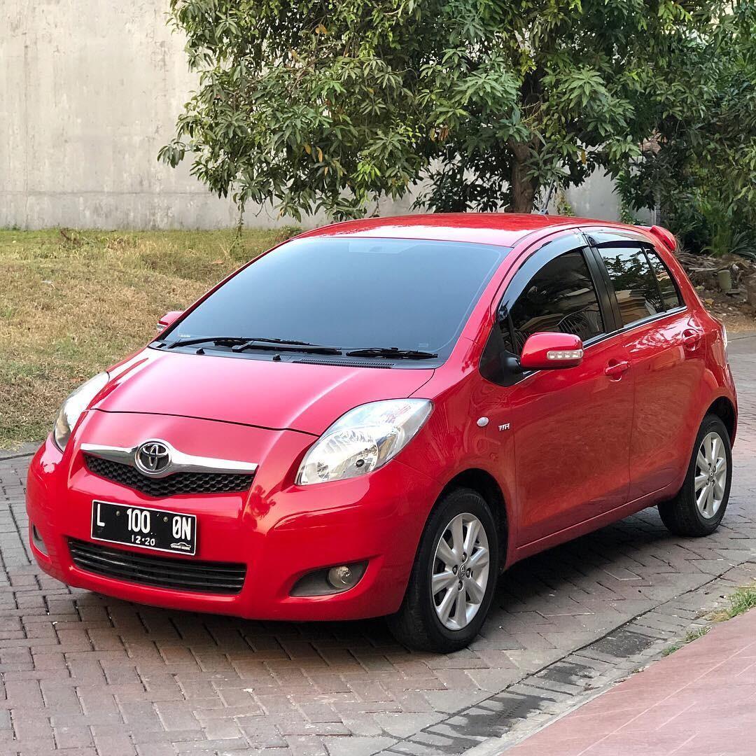 Toyota New Yaris J Automatic 2011 Merah Ferarri Mobil Motor Mobil Untuk Dijual Di Carousell