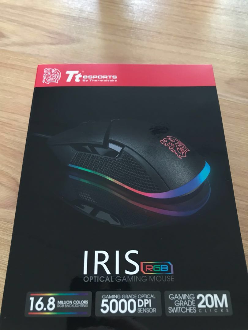 Tt Esports By Thermaltake Iris Rgb Optical Gaming Mouse Toys Games Video Gaming Gaming Accessories On Carousell