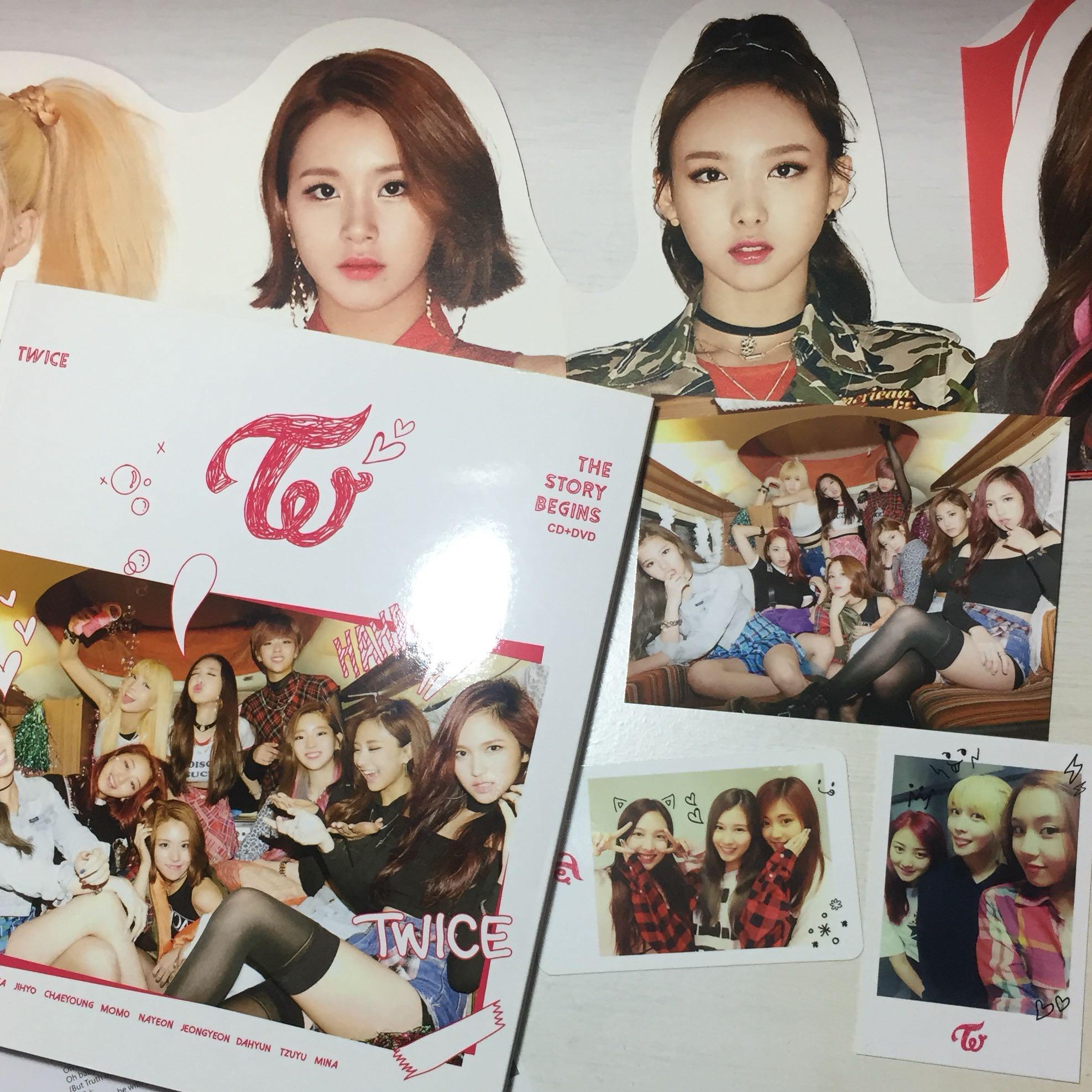 Twice Unsealed The Story Begins Album Hobbies Toys Memorabilia Collectibles K Wave On Carousell