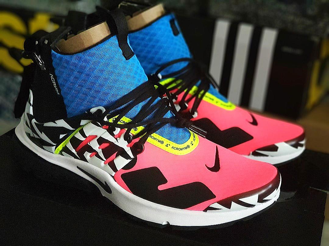 Air presto mid utility x acronym racer pink clearance
