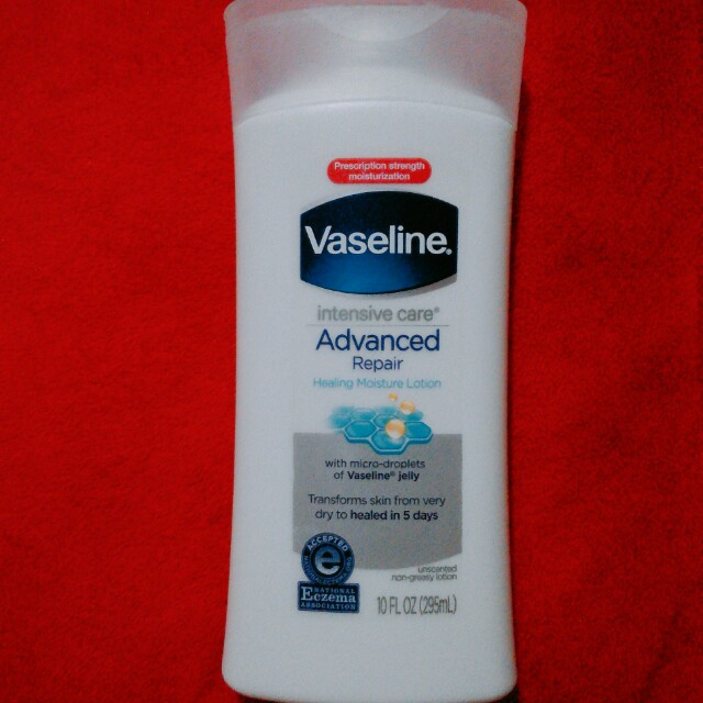vaseline advanced repair healing moisture lotion